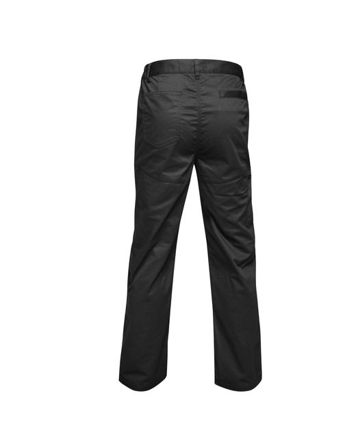Regatta Black Pro Action Workwear Trousers (Short Leg) for men
