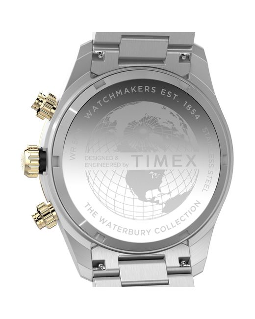 Timex Metallic Waterbury Analogue Quartz Watch for men