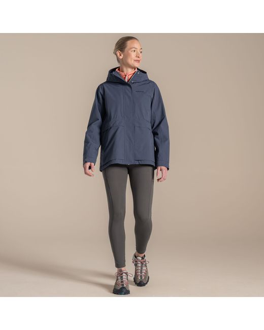 Craghoppers Blue Cinquefoil Waterproof Walking Jacket