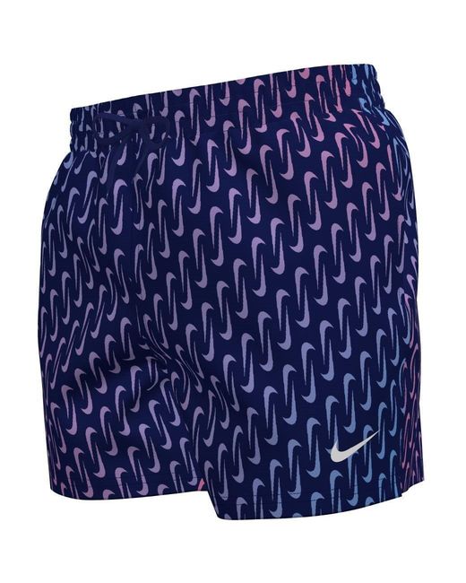 Nike Blue Swim Breaker 5 Brief-Lined Volley Short for men