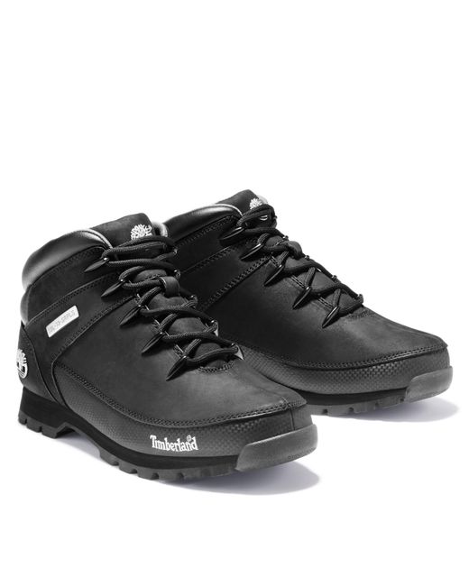 Timberland Black Euro Sprint Hiker Boots for men