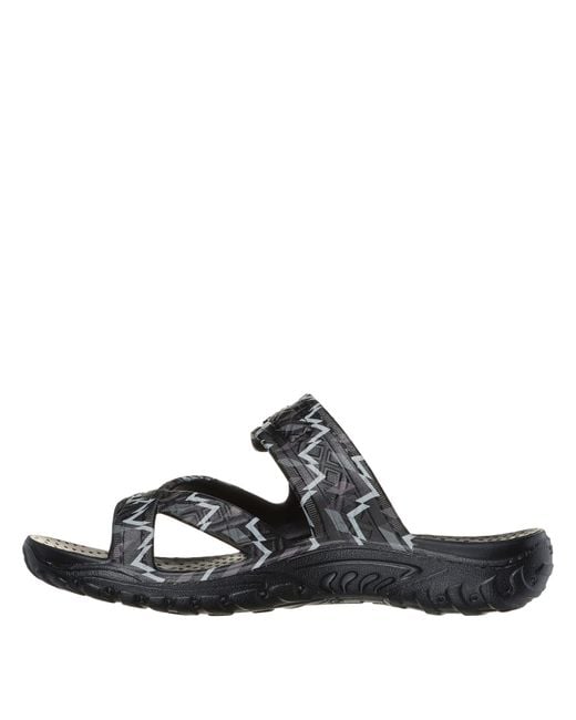 Skechers Blue Reggae Flat Sandals