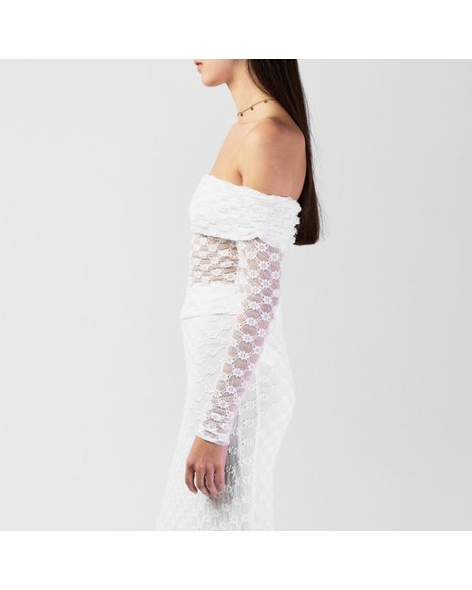 Bardot White Adoni Off The Shoulder Top