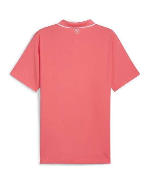 PUMA Pink Mattr Elevated Solid Polo Shirt for men