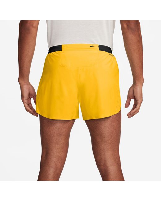 Nike Yellow Aero 4 Inch Shorts for men