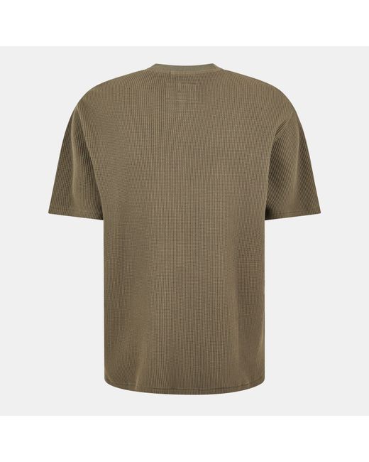 Jack Wills Green Jw Waffle Graphic Regular Fit T-Shirt for men