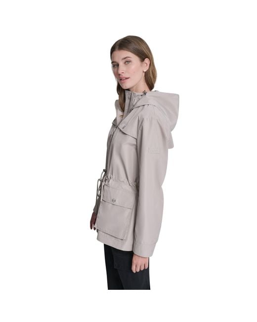 DKNY Gray Windbreaker