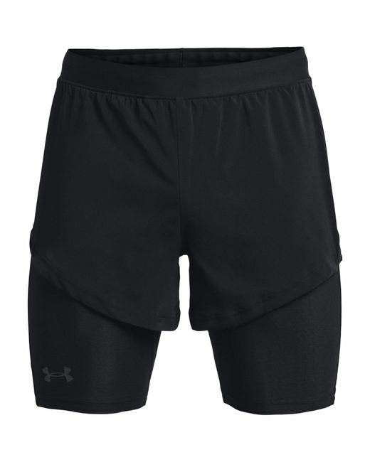 Under Armour Blue Rush Smartform Performance Gym Shorts for men