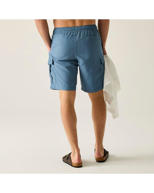 Regatta Blue Blanmont Quick-Drying Swim Shorts for men