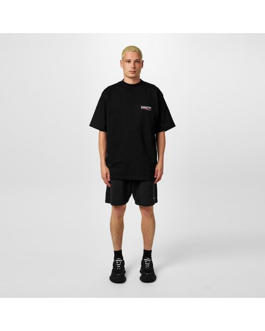 Balenciaga Black T-Shirts And Polos for men