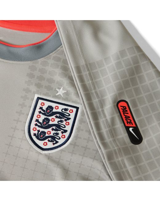 Nike Gray England X Palace Short-Sleeve Soccer Top