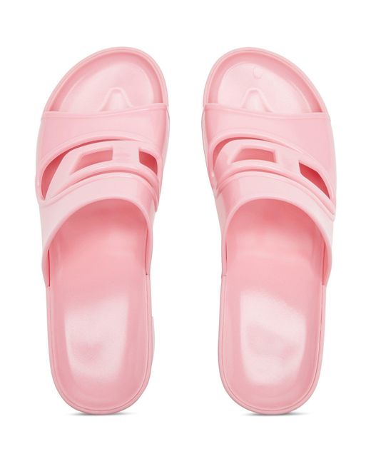 DIESEL Pink Sa-Bonnie Flat Sandal