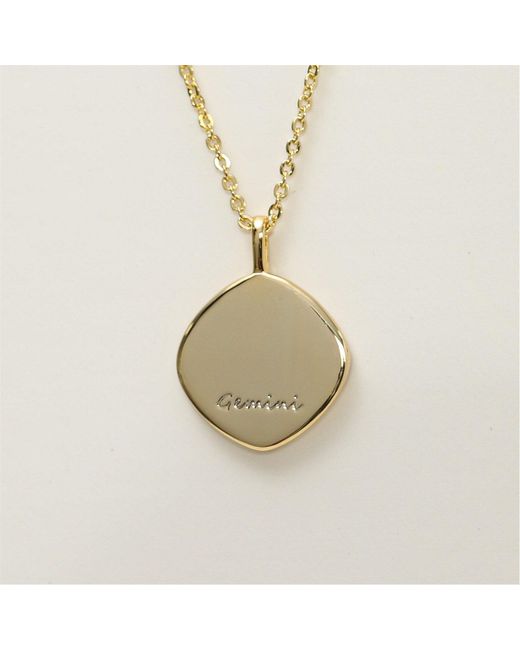 Jon Richard Red Plated Molten Horoscope Necklace