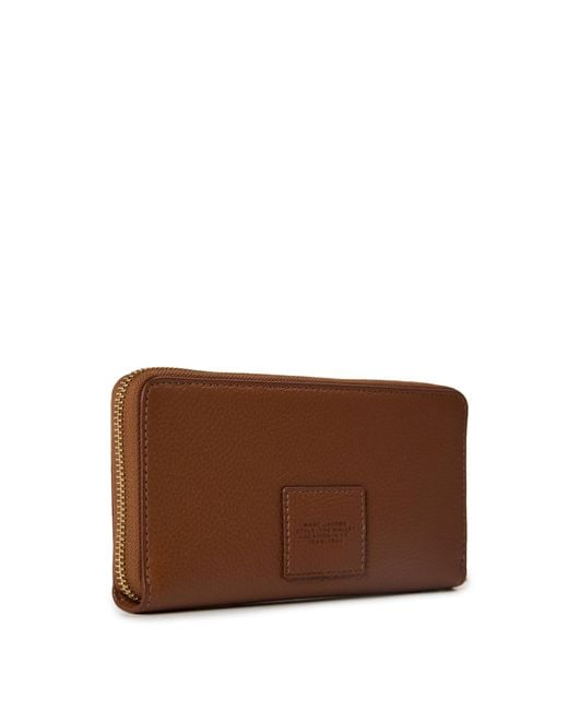 Marc Jacobs Brown The Leather Continental Wallet