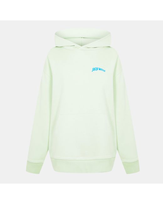 Jack Wills Green Graphic Hoodie