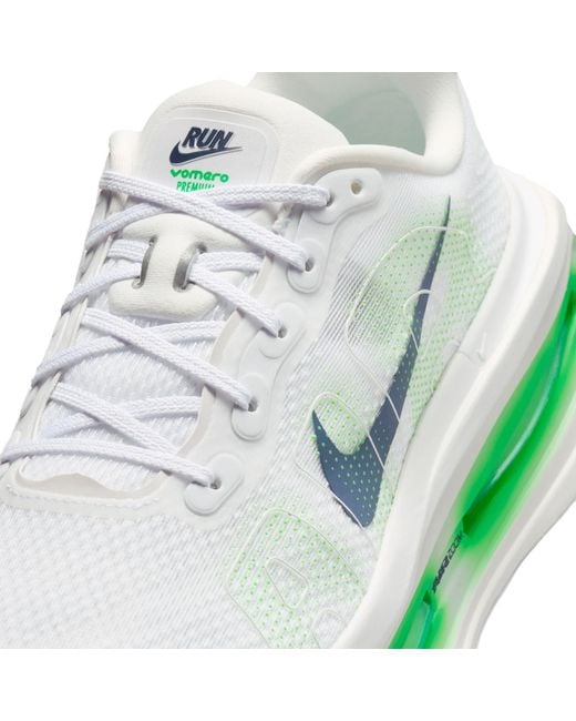 Nike Green Vomero Premium Road Running Shoes for men