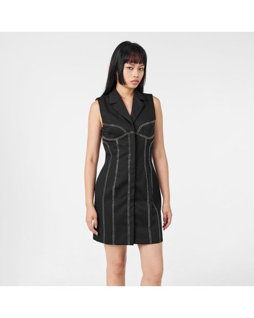 Off-White c/o Virgil Abloh Black Tailored Blazer Dress