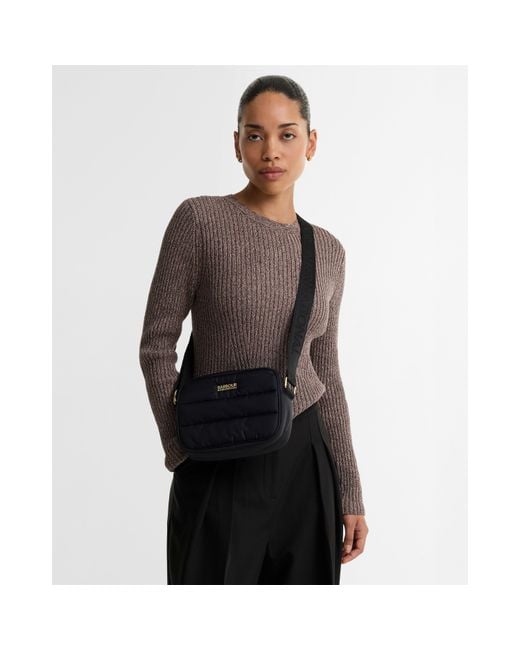 Barbour Black Monaco Crossbody Bag