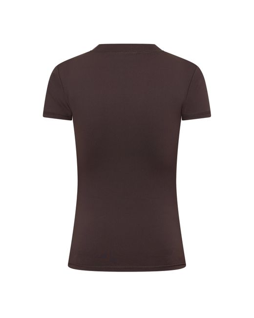 The Couture Club Brown Sculpting Stretch Emblem Baby T-Shirt