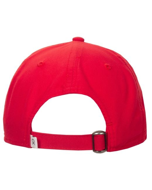 Calvin Klein Red Ck Golf Cap for men