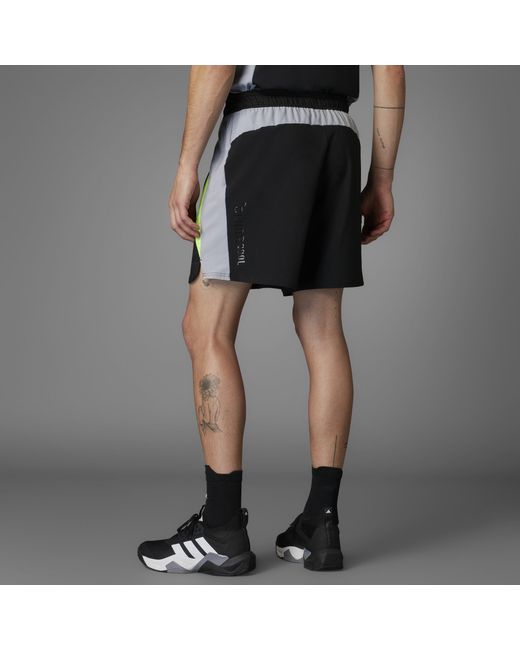 Adidas Black Climacool Colorblock Shorts for men