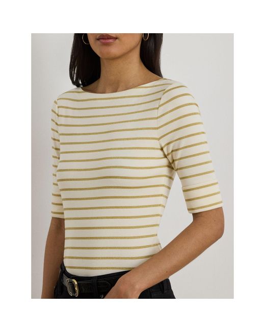 Ralph Lauren Natural Judy Long Sleeve T-Shirt