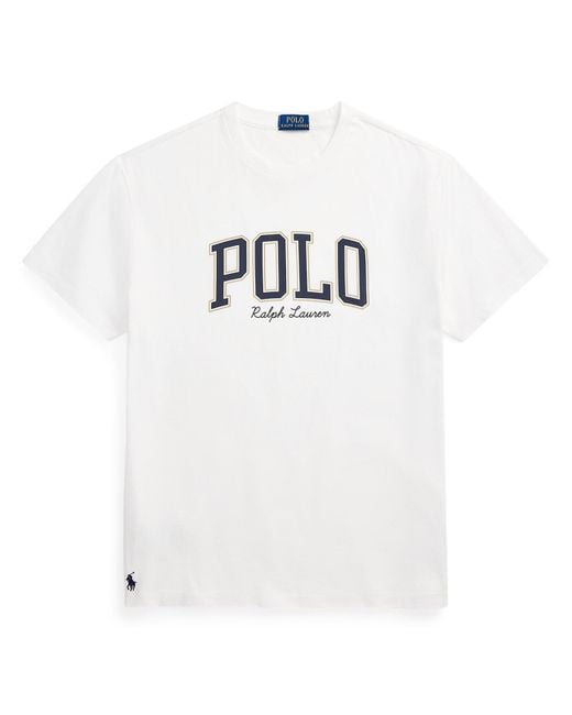 Polo Ralph Lauren White Logo Regular Fit T-Shirt for men