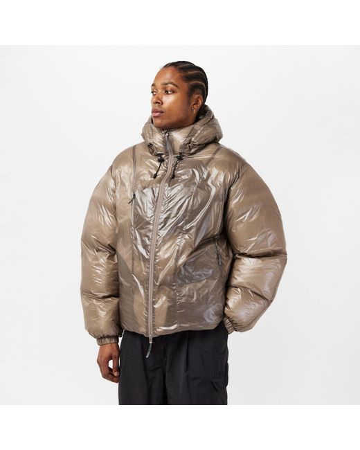 Roa Gray Smooth Down Quilted Jacket for men