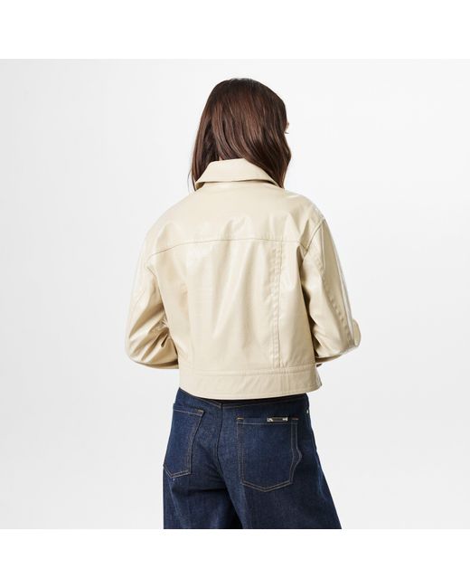 Boss Natural C_Jelt Faux Leather Jacket