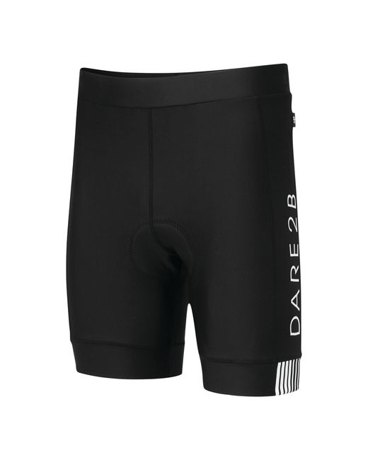 Dare 2b Black Dare2B Aep Virtuosity Reflective Cycling Shorts for men