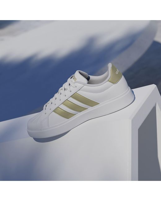 Adidas White Low-Top Trainers