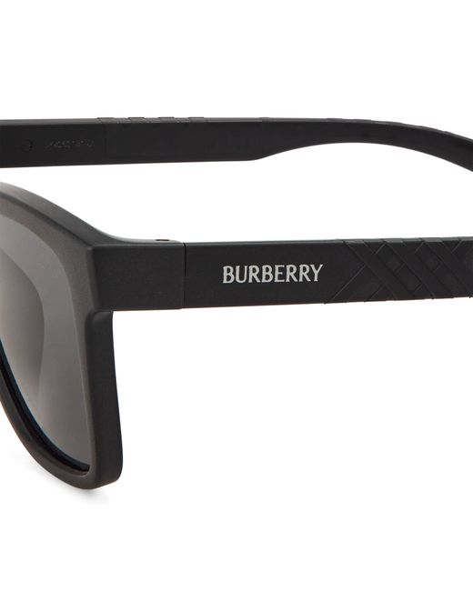 Burberry Gray 0Be4482U Wayfarer Sunglasses for men