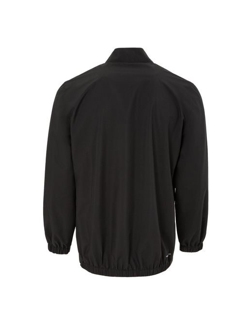Slazenger 1881 Black Water Resistant Windproof Funnel Neck Long Sleeve Performance Golf Jacket for men