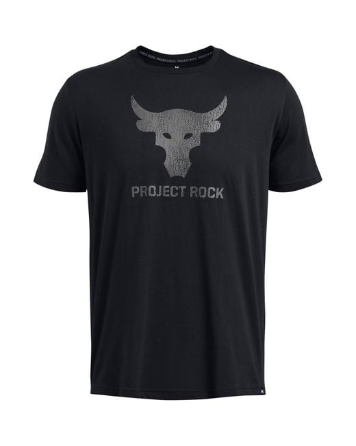 Under Armour Black Regular Fit Graphic Short-Sleeve T-Shirt for men