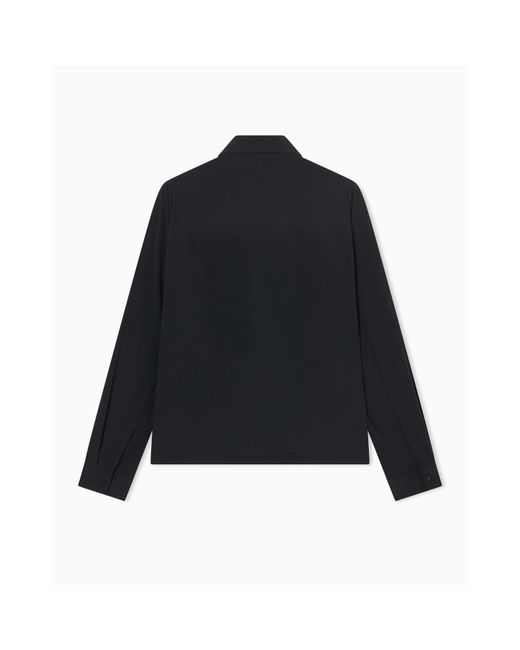 ARMANI EXCHANGE Black Blouson Jacket for men