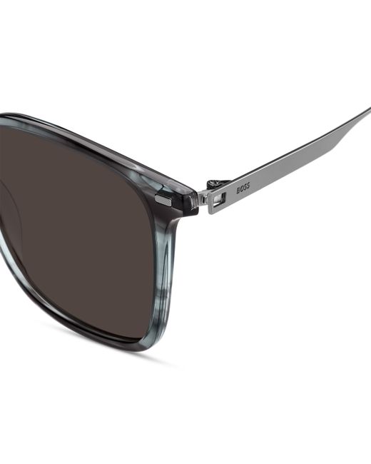 Boss Multicolor Rectangle Sunglasses for men