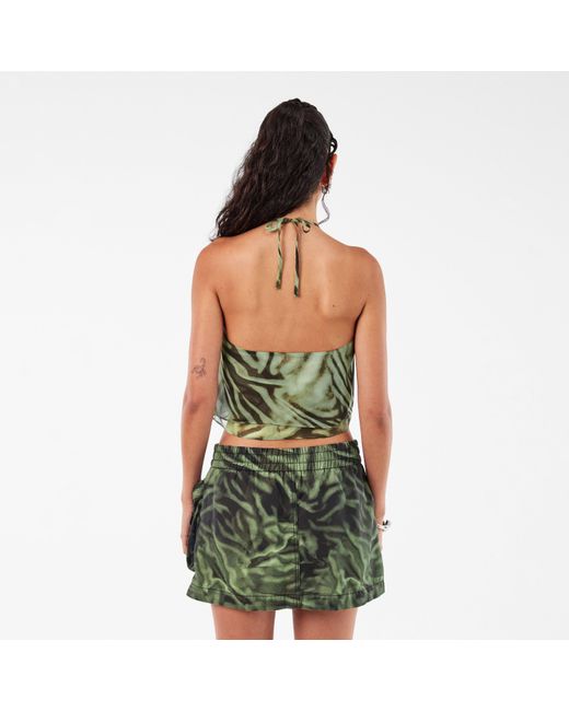 DIESEL Green Wrap Top
