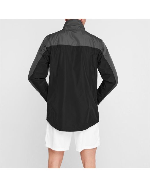 Slazenger 1881 Gray Golf Water Resistant Windproof Long Sleeve Funnel Neck Waterproof Jacket for men