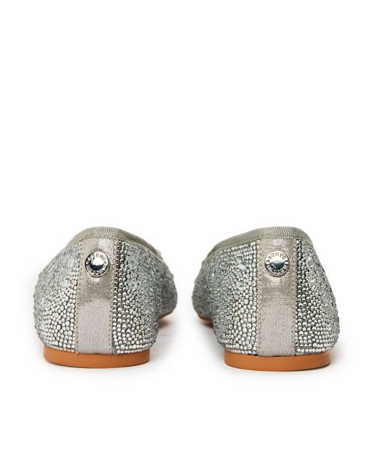 Steve Madden Blossoms R Metallic Patterned Flats