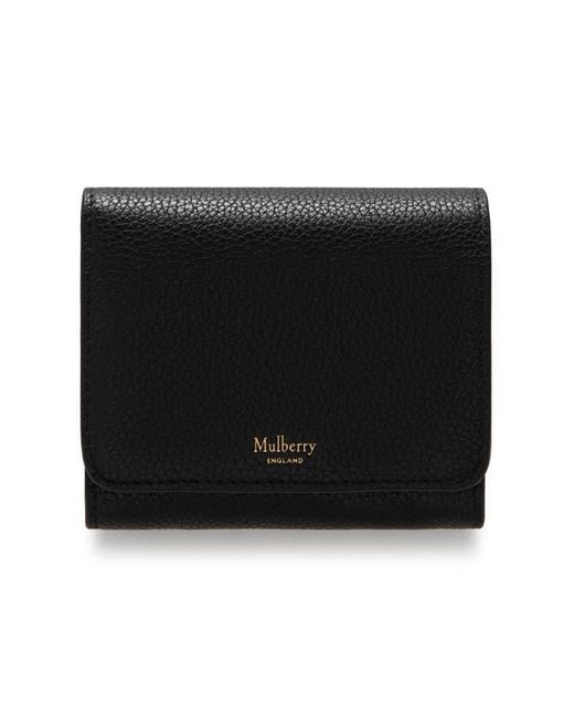 Mulberry Black Small Continental French Purse