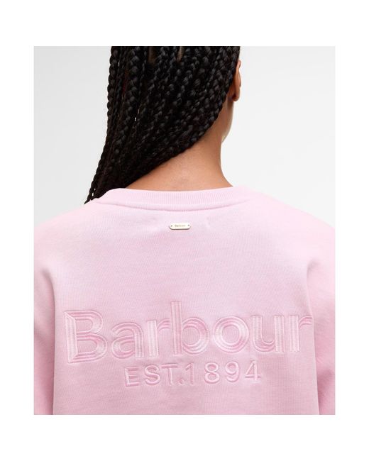 Barbour Pink Rosie Sweatshirt