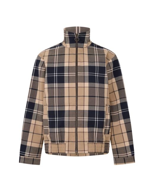 Barbour Blue B.Li Tartan Jacket Sn64 for men