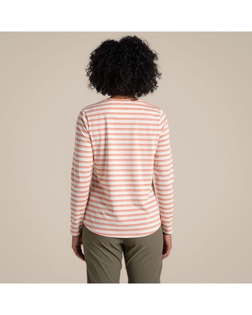 Craghoppers Evans Pink Nosi Life Akona Long Sleeve Top