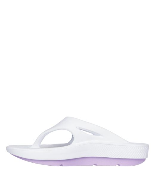 Skechers White 3Pt Sandal Sports Sandals