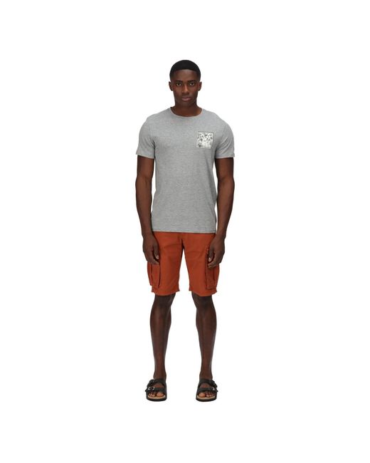 Regatta Brown Shorebay Multi Pocket Short for men