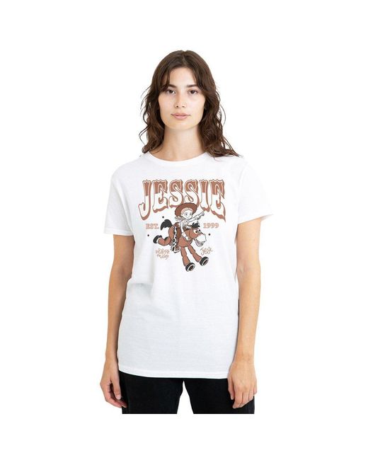 Disney White Toy Story Jessie Mono T Shirt
