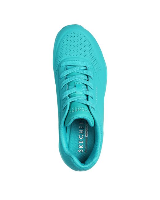 Skechers Blue Uno Casual Low-Top Trainers