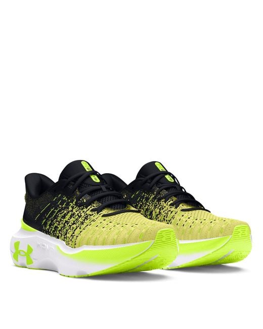 Under Armour Black Armour Ua Infinite Elite Road Running Shoes for men