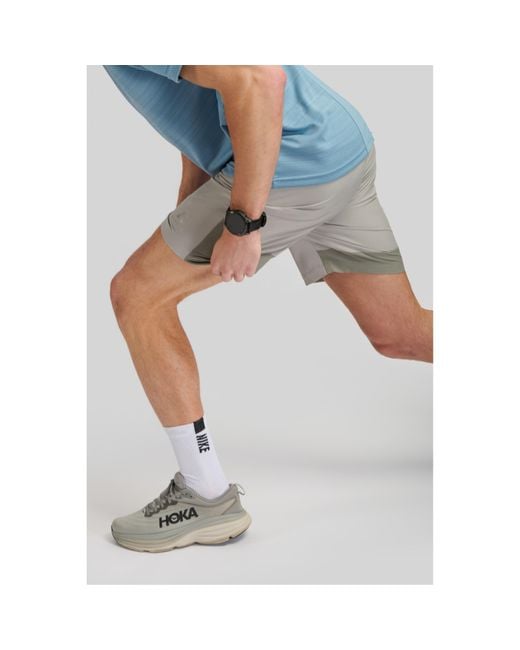 ALTRYN Blue Fleece Jogger Shorts for men