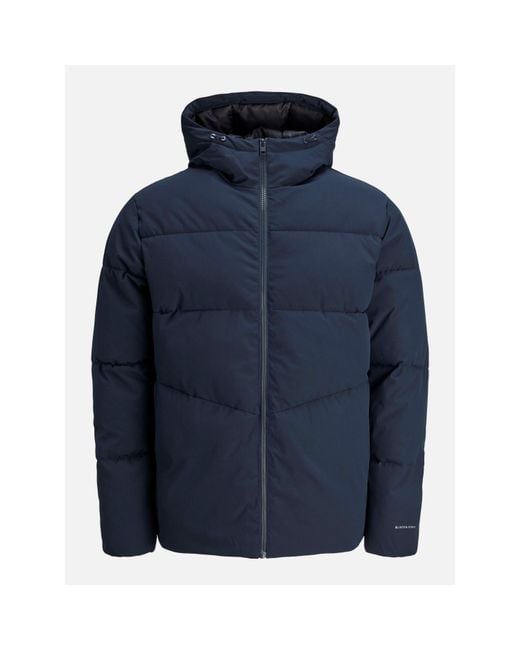 Jack & Jones Blue Global Jacket Short Puffer Jacket Plus for men